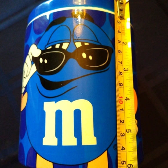 Vintage Blue M&M Candy Collectible Ceramic - Picture 2 of 7